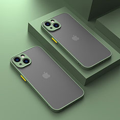 Custodia Silicone Trasparente Laterale Cover LS1 per Apple iPhone 13 Verde