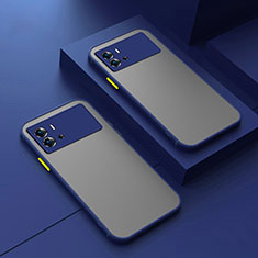 Custodia Silicone Trasparente Laterale Cover M01 per Vivo iQOO 9 5G Blu