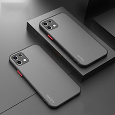 Custodia Silicone Trasparente Laterale Cover M01 per Xiaomi Mi 11 5G Nero