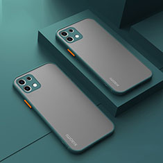Custodia Silicone Trasparente Laterale Cover M01 per Xiaomi Mi 11 5G Verde
