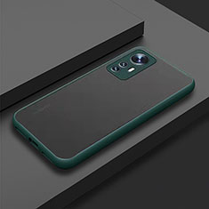 Custodia Silicone Trasparente Laterale Cover M02 per Xiaomi Mi 12 5G Verde
