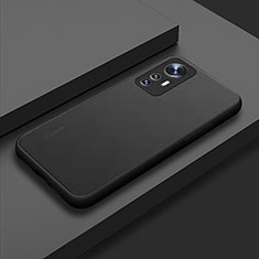 Custodia Silicone Trasparente Laterale Cover M02 per Xiaomi Mi 12S 5G Nero