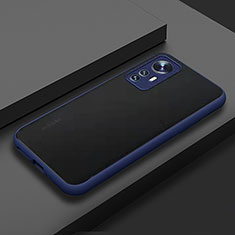 Custodia Silicone Trasparente Laterale Cover M02 per Xiaomi Mi 12S Pro 5G Blu