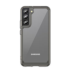 Custodia Silicone Trasparente Laterale Cover M03 per Samsung Galaxy S22 5G Grigio