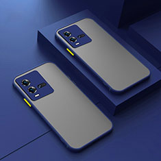 Custodia Silicone Trasparente Laterale Cover P01 per Vivo iQOO 10 5G Blu