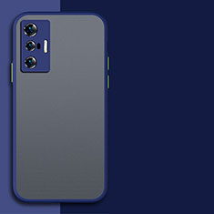 Custodia Silicone Trasparente Laterale Cover P01 per Vivo X70 5G Blu