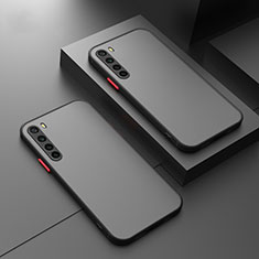 Custodia Silicone Trasparente Laterale Cover P01 per Xiaomi Redmi Note 8 (2021) Nero