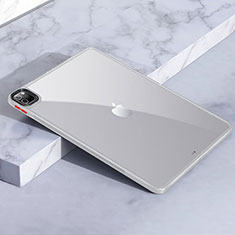 Custodia Silicone Trasparente Laterale Cover per Apple iPad Pro 11 (2020) Bianco