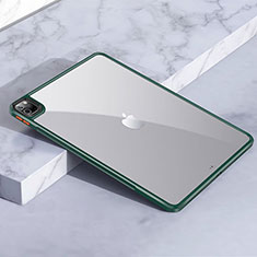 Custodia Silicone Trasparente Laterale Cover per Apple iPad Pro 11 (2021) Verde