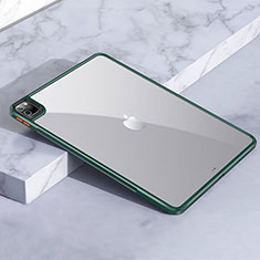 Custodia Silicone Trasparente Laterale Cover per Apple iPad Pro 12.9 (2021) Verde