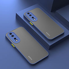 Custodia Silicone Trasparente Laterale Cover per Huawei Honor 90 5G Blu