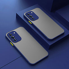 Custodia Silicone Trasparente Laterale Cover per Huawei Nova 10 Pro Blu