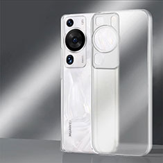 Custodia Silicone Trasparente Laterale Cover per Huawei P60 Chiaro