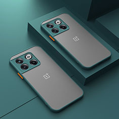 Custodia Silicone Trasparente Laterale Cover per OnePlus 12 5G Verde