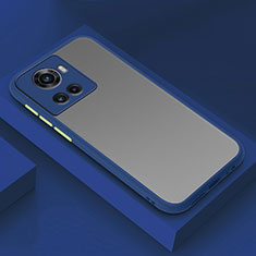 Custodia Silicone Trasparente Laterale Cover per OnePlus Ace 5G Blu