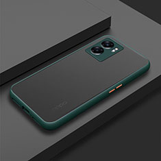 Custodia Silicone Trasparente Laterale Cover per OnePlus Nord N300 5G Verde Notte
