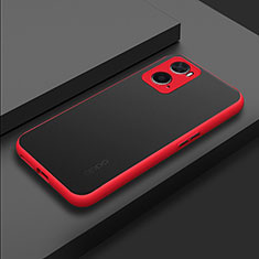 Custodia Silicone Trasparente Laterale Cover per Oppo A36 Rosso