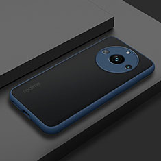 Custodia Silicone Trasparente Laterale Cover per Realme Narzo 60 Pro 5G Blu