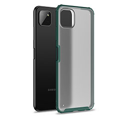 Custodia Silicone Trasparente Laterale Cover per Samsung Galaxy A22 5G Verde