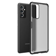 Custodia Silicone Trasparente Laterale Cover per Samsung Galaxy A82 5G Nero