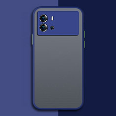 Custodia Silicone Trasparente Laterale Cover per Vivo iQOO 9 5G Blu