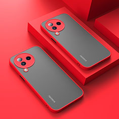 Custodia Silicone Trasparente Laterale Cover per Xiaomi Civi 3 5G Rosso
