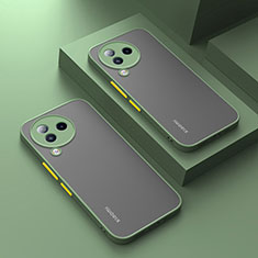 Custodia Silicone Trasparente Laterale Cover per Xiaomi Civi 3 5G Verde Pastello