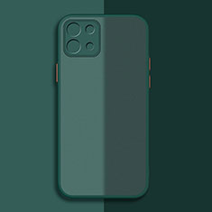 Custodia Silicone Trasparente Laterale Cover per Xiaomi Mi 11 5G Verde