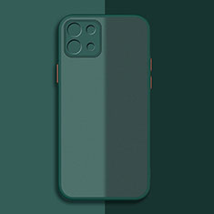 Custodia Silicone Trasparente Laterale Cover per Xiaomi Mi 11 Lite 4G Verde