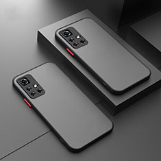 Custodia Silicone Trasparente Laterale Cover per Xiaomi Mi 11i 5G (2022) Nero