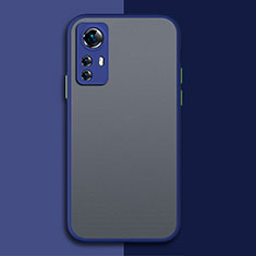 Custodia Silicone Trasparente Laterale Cover per Xiaomi Mi 12 5G Blu