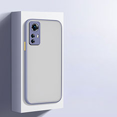 Custodia Silicone Trasparente Laterale Cover per Xiaomi Mi 12T Pro 5G Viola