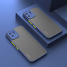 Custodia Silicone Trasparente Laterale Cover per Xiaomi Mi 13 5G Blu