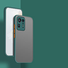 Custodia Silicone Trasparente Laterale Cover per Xiaomi Mi Mix 4 5G Verde Notte