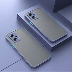 Custodia Silicone Trasparente Laterale Cover per Xiaomi Poco F5 5G Lavanda