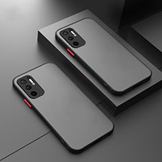 Custodia Silicone Trasparente Laterale Cover per Xiaomi Redmi Note 11 SE 5G Nero