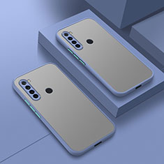 Custodia Silicone Trasparente Laterale Cover per Xiaomi Redmi Note 8 (2021) Grigio Lavanda