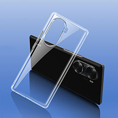 Custodia Silicone Trasparente Laterale Cover W01L per Huawei Honor 60 5G Chiaro