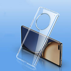 Custodia Silicone Trasparente Laterale Cover W01L per Huawei Honor Magic3 Pro 5G Chiaro