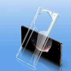 Custodia Silicone Trasparente Laterale Cover W01L per Huawei Honor Magic3 Pro+ Plus 5G Chiaro