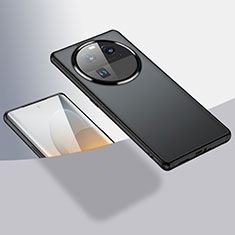 Custodia Silicone Trasparente Laterale Cover W01L per Oppo Find X6 Pro 5G Nero