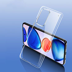 Custodia Silicone Trasparente Laterale Cover W01L per Xiaomi Mi 11X 5G Chiaro