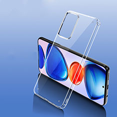 Chiaro Custodia Silicone Trasparente Laterale Cover W01L per Xiaomi Redmi Note 11S 5G Chiaro