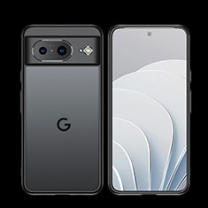 Custodia Silicone Trasparente Laterale Cover WL1 per Google Pixel 8 5G Nero