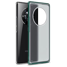 Custodia Silicone Trasparente Laterale Cover WL1 per Huawei Honor Magic3 5G Verde