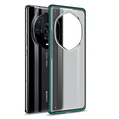 Custodia Silicone Trasparente Laterale Cover WL1 per Huawei Honor Magic3 Pro+ Plus 5G Verde