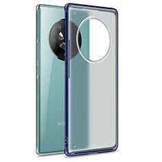 Custodia Silicone Trasparente Laterale Cover WL1 per Huawei Honor Magic4 5G Blu