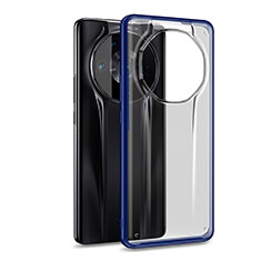 Custodia Silicone Trasparente Laterale Cover WL1 per Huawei Honor Magic4 Ultimate 5G Blu