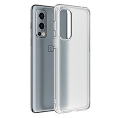 Custodia Silicone Trasparente Laterale Cover WL1 per OnePlus Nord 2 5G Chiaro