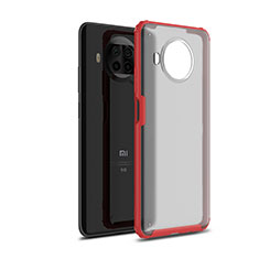 Custodia Silicone Trasparente Laterale Cover WL1 per Xiaomi Mi 10i 5G Rosso